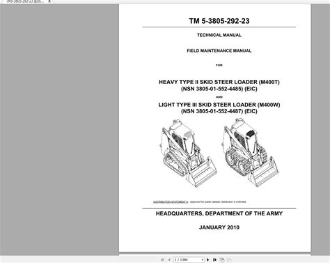 army m400t manual